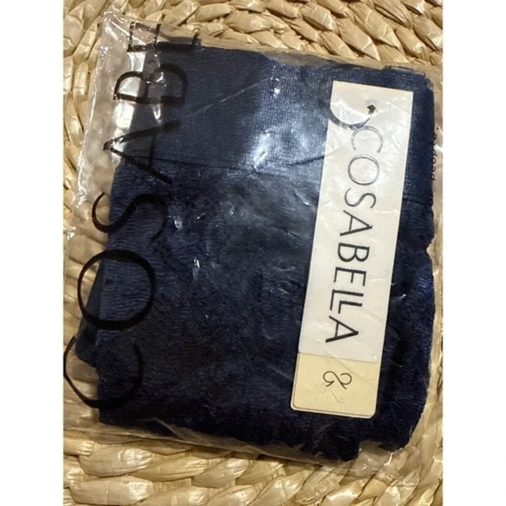 Cosabella Never Say Never Lace Jock Strap Navy Blue Men's size M NWT